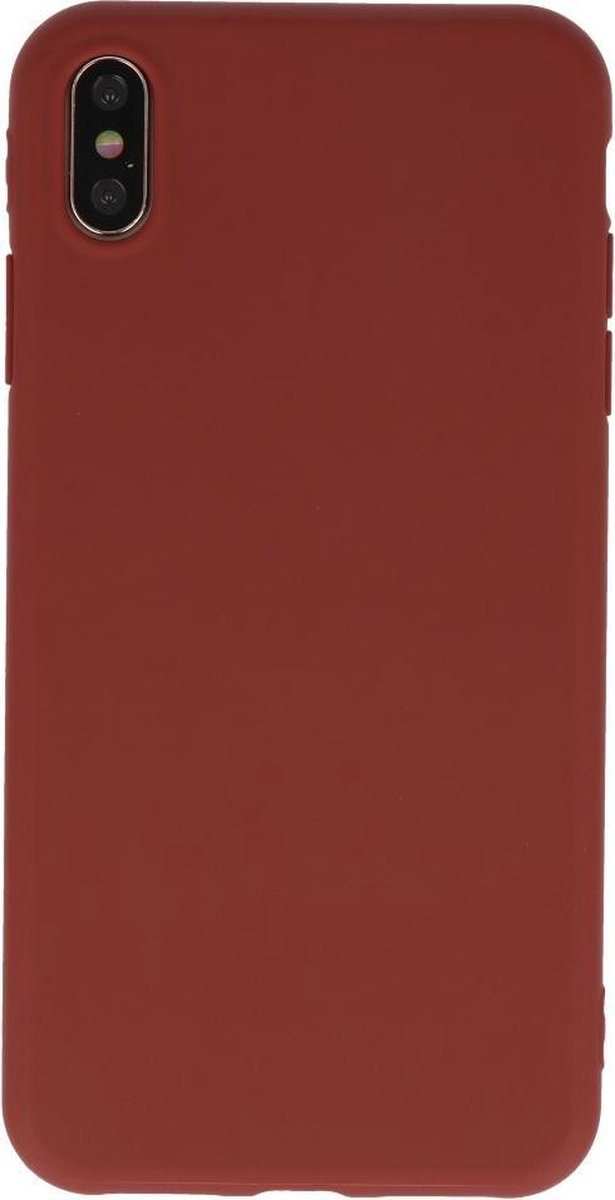 Bestcases Telefoonhoesje Backcover iPhone Xs Max - Bruin