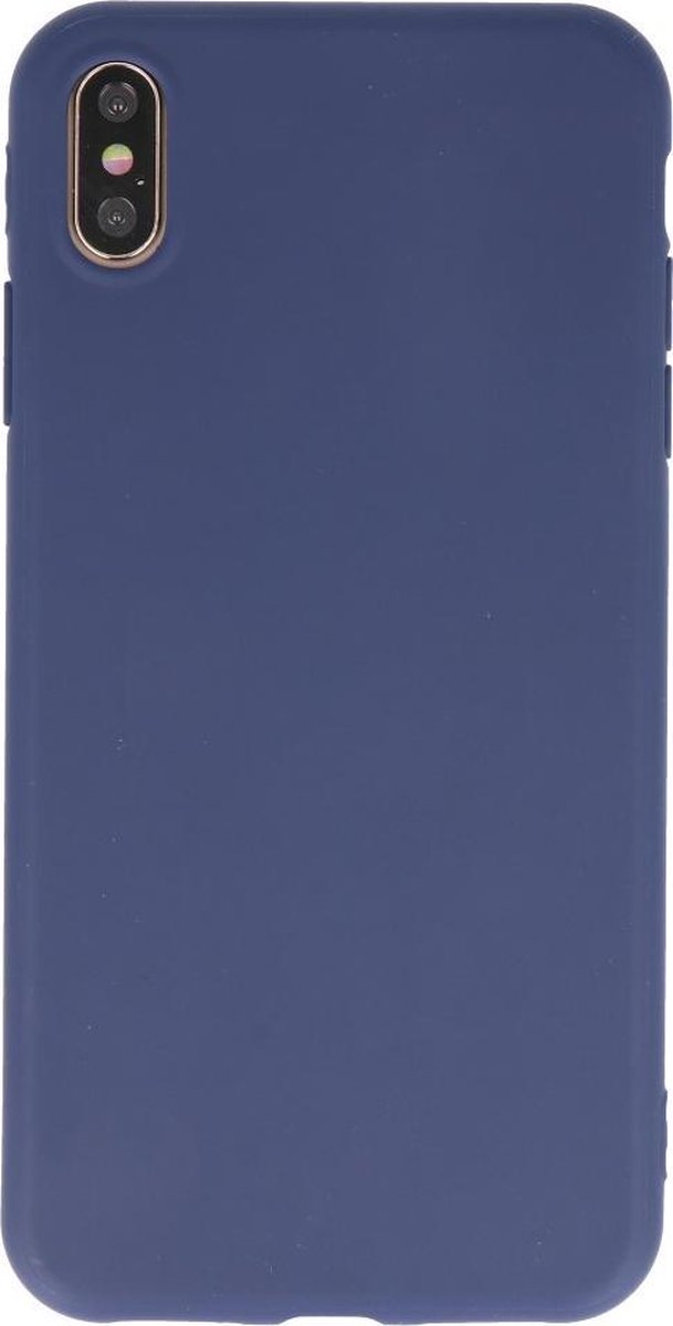Bestcases Telefoonhoesje Backcover iPhone Xs Max - Navy