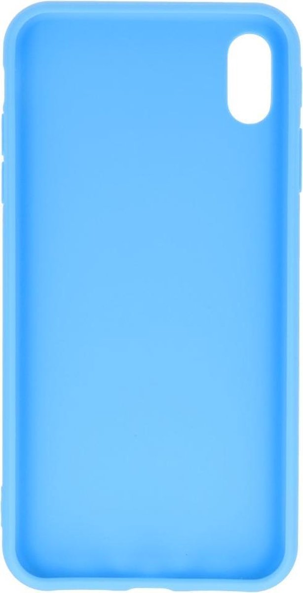 Bestcases Telefoonhoesje Backcover iPhone Xs Max - Licht Blauw