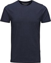 Jack & Jones Basic O-Neck Sportshirt - Maat L  - Mannen - blauw