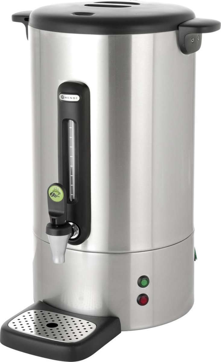 Hendi Elektrische Percolator - 7 Liter - RVS - Enkelwandige Koffiemachine Horeca