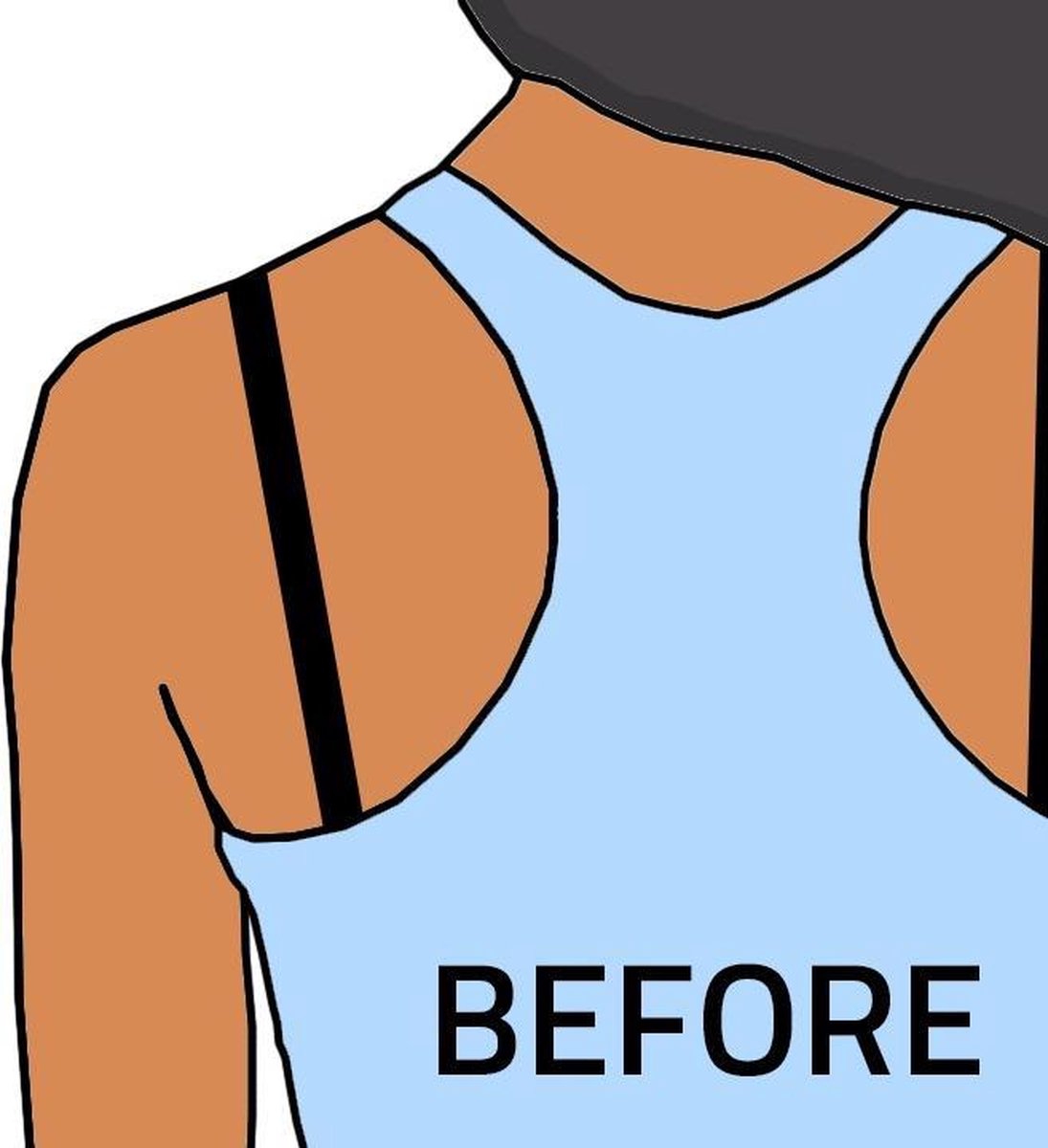 bra before using a bra clip