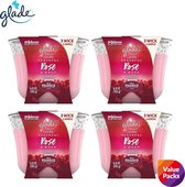 Glade Geurkaas Peaceful Rose & Wood - 4 x 224 gr - Voordeelverpakking