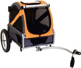 DoggyRide Mini Trailer Hondenfietskar Oranje
