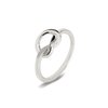 Nouveau Bling 9NB-0285 56 bague pour femme en argent avec coeur noué - argent - taille 56 - coeur - couleur argent