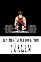 Trainingstagebuch von J�rgen: Personalisierter Tagesplaner f�r dein Fitness- und Krafttraining im Fitnessstudio oder Zuhause