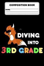 Composition Book Diving Into 3rd Grade