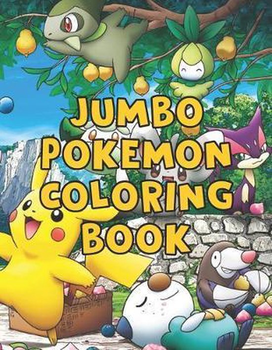 Jumbo Pokemon Coloring Book, Abu Huraira Press | 9781670036605 | Boeken