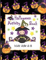 Halloween Activity Book Kids Age 4-8