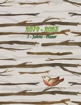 2019 - 2023 5 - Jahres - Planer: Monatsplaner f�r 5 Jahre - 60 Monate Kalender, 5 Jahre Terminvereinbarung, Tagebuch, Logbuch (Design: Vogel)