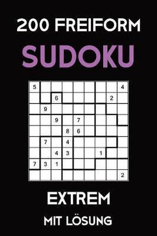 200 Freiform Sudoku Extrem Mit Lösung, Tewebook Sudoku | 9781081638498