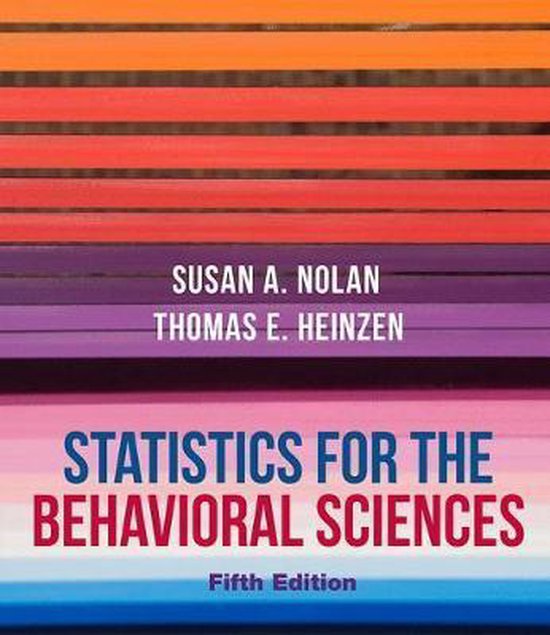 Statistics for the Behavioral Sciences - cover