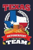 Texas Oktoberfest Team: German Oktoberfest Beer Pretzel & Schnitzel Lined Journal