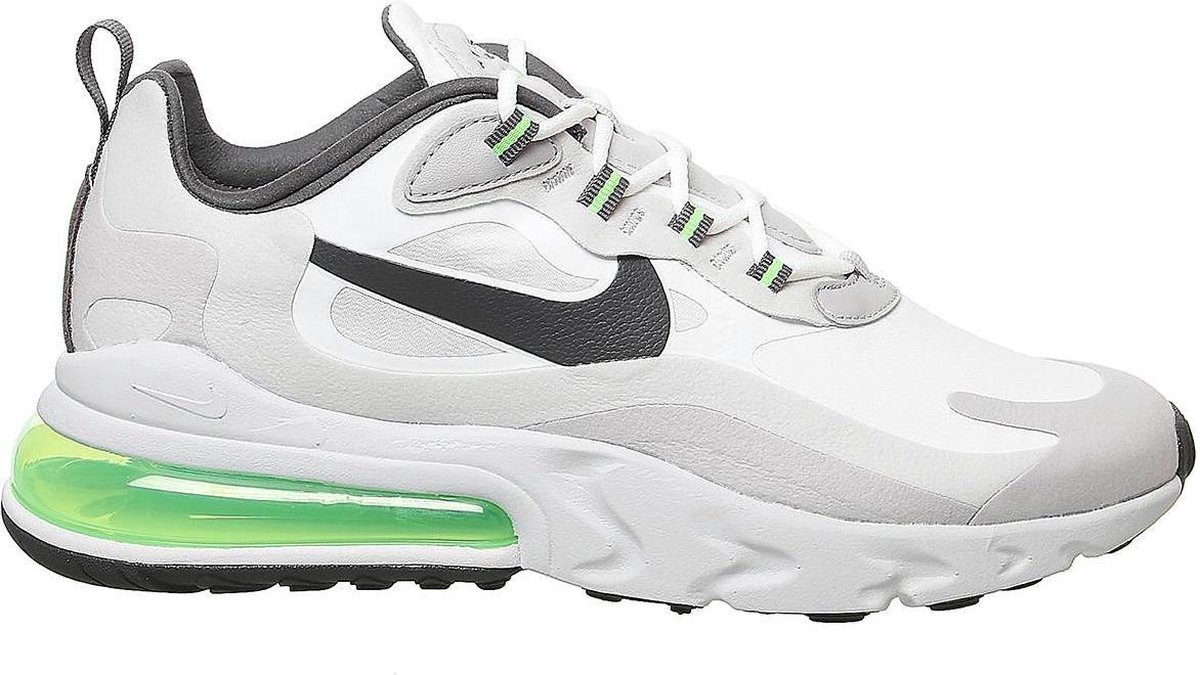 Nike AIR MAX 270 REACT ( Summit White Grey Silver Lilac Electric Green) Dames kinderen