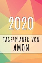 2020 Tagesplaner von Amon: Personalisierter Kalender für 2020 mit deinem Vornamen