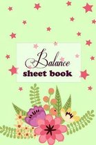 Balance Sheet Book: Balance Sheet Book