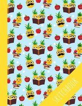 Pineapple: Sketchbook For Kids, Perfect For Learning How To Draw, Large Pages With Special Place For Title, Increase Creativity