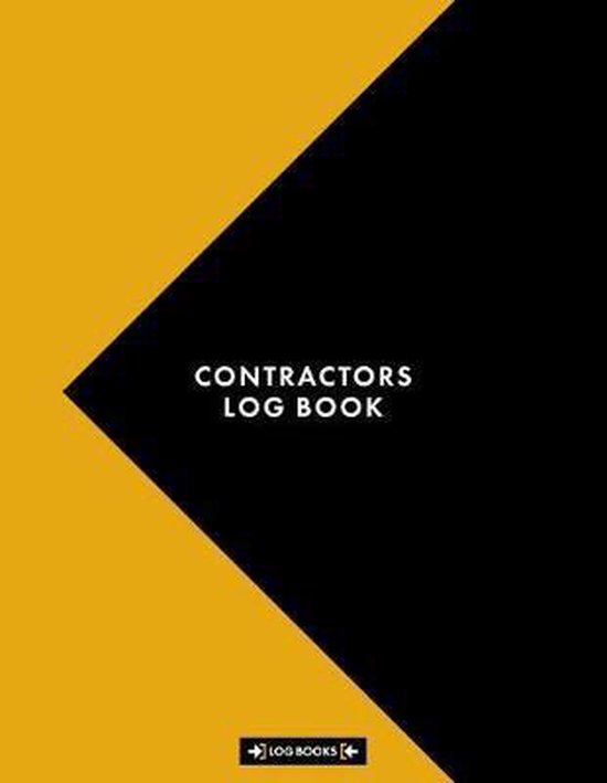 Contractors Log Book | 9781695272163 | Fylde Promotional Merchandise ...