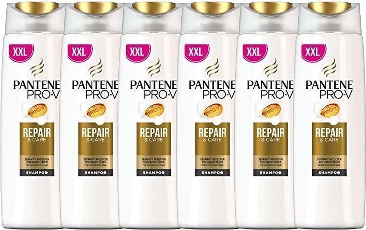 Pantene - Pro-V - Shampoo - Repair & Care - 6 x 500 ml - Voordeelverpakking