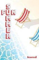 Summer Fun Journal: Fun In The Sun Summer Activities For Kids Logbook To Write and Draw In