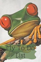 My To Do List - Vintage Frog: 6 x 9 inch - 75 pages of to do lists - Vintage frog cover