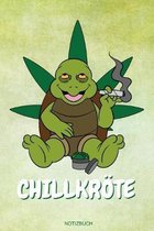 Chillkr�te: Lustige Cannabis Schildkr�te Geschenk f�r Chiller und Kiffer Geburtstag Rasta Weihnachten Weed Grower und Stoner Tageb