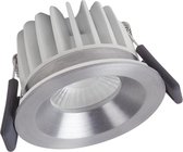 Ledvance LED SPOT Vuurvast Zilver 8W 670lm 36D - 840 Koel Wit | 81mm - IP65 - Dimbaar