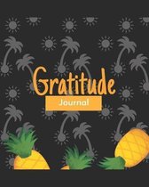 Gratitude Journal: Gratitude Pineapple Journal Notebook Diary Composition Book To Write In- Large 8x10 130 Pages