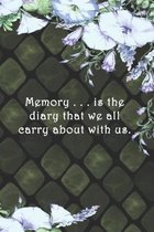 Memory . . . is the diary that we all carry about with us.: Dot Grid Paper