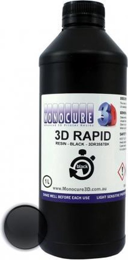 Kit Pigmenti Monocure 4 Colori - Nero, Giallo, Ciano, Magenta Per Resine 3D, Con Accessori - Foto 11