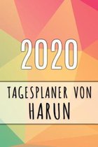2020 Tagesplaner von Harun: Personalisierter Kalender f�r 2020 mit deinem Vornamen
