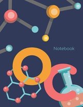 OC Notebook: Organic Chemistry Hexagonal Graph Paper Workbook for Bond-Line Drawings