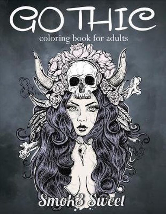 Gothic Coloring Book for Adult, Smok3 Sweet | 9781692664206 | Boeken ...