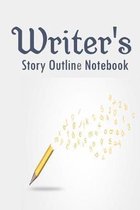 Writer's Story Outline Notebook: Lined notebook with prompts to help you collect and organise all the essential ingredients of your novel.