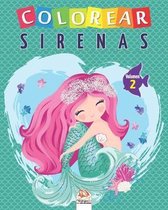 Colorear sirenas - Volumen 2