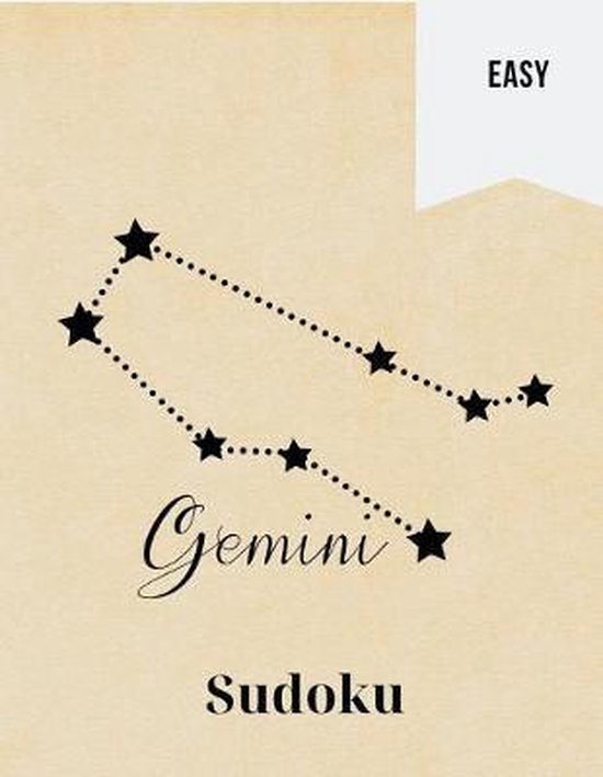 Gemini Sudoku 100 Easy Puzzles In Large Print Zodiac Themed, Mayer