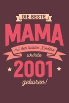 Die Beste Mama wurde 2001 geboren: Wochenkalender 2020 mit Jahres- und Monats�bersicht und Tracking von Gewohnheiten - Terminplaner - ca. Din A5