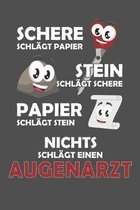 Schere Schl�gt Papier - Stein schl�gt Schere - Papier schl�gt Stein - Nichts schl�gt einen Augenarzt: Praktischer Wochenkalender f�r ein ganzes Jahr -