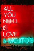 All You Need Is Love & Mojitos: 2020 Weekly Calendar With Goal Setting Section and Habit Tracking Pages, 6''x9''