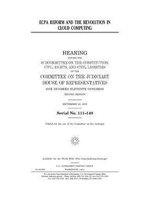 ECPA reform and the revolution in cloud computing