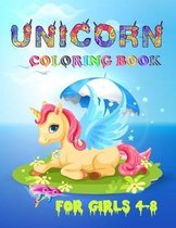 unicorn coloring book for girls 4-8