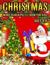 Christmas Word Search Puzzle Book For Kids Ages 4-8