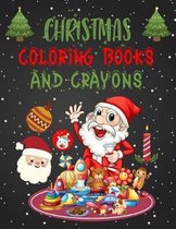 Christmas Coloring Books And Crayons