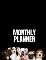 Monthly Planner Dog: Daily / Weekly / Monthly planner Calendar and ToDo List Tracker