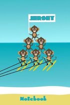 Cheerful Chimps Jersey Waterskiing Formation Team Notebook