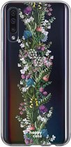 HappyCase Samsung Galaxy A70 Flexibel TPU Hoesje Floral Print