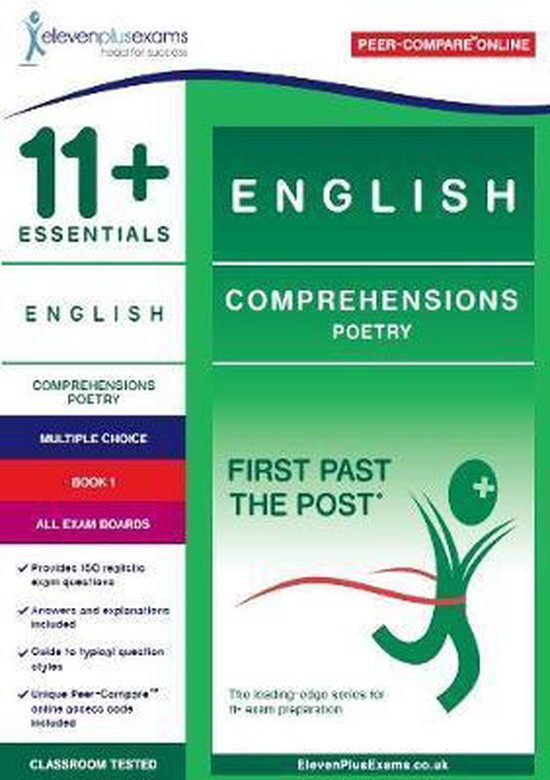 11+ Essentials English Comprehensions: Poetry Book 1 - cover