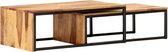 salontafel set 2 stuks (Incl LW3D Klok)) - tafel - accent tafel– Wandtafel -Woonkamer