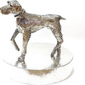 Duitse Staander met draadhaar met asbestemming - Honden Asbeeld Dieren Urn Voor Uw Geliefde Hond