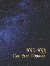 2020-2024 Five Year Planner: 5 Years Goal Plan Galaxy Design with 60 Months Yearly Planner Monthly Calendar, Agenda Schedule Organizer and Appointm